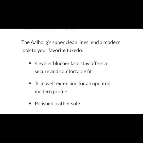 NIB! To Boot New York Aalborg Black Patent Leather Oxfords US8M Retail $395. - Picture 13 of 14